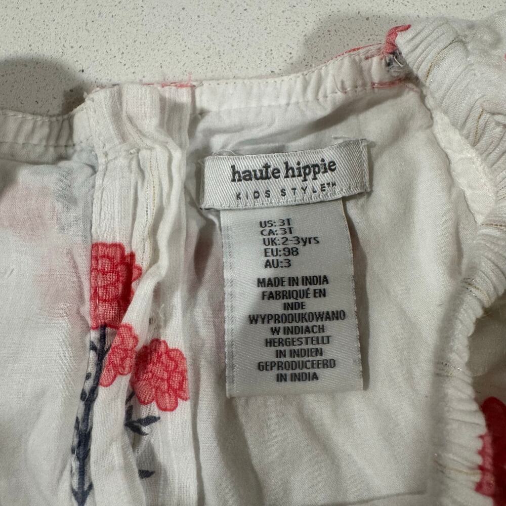 Haute Hippie Toddler Girl 3T Floral Dress - Picture 3 of 6